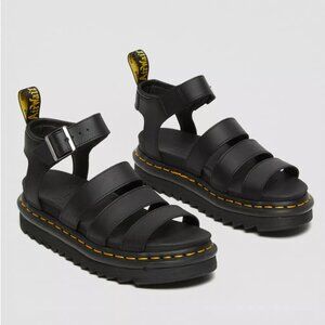 Dr Martens Blaire Hydro Leather Strap Sandals